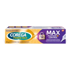 Power Max Mocowanie + Osłona krem mocujący do protez zębowych 40g