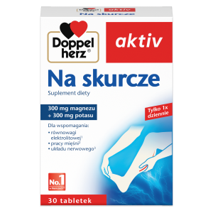 DOPPELHERZ AKTIV Magnez Na Skurcze - 30 tabletek