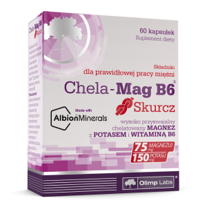 OLIMP CHELA MAG B6 Skurcz - 60 kapsułek
