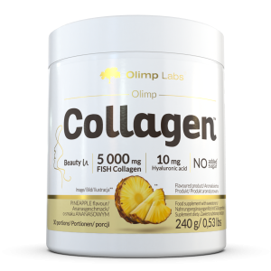 OLIMP LABS Collagen kolagen (Włosy, Skóra, Paznokcie) Smak Ananasowy - 240 g