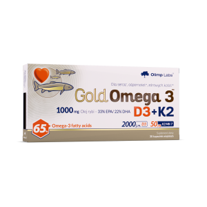 OLIMP GOLD OMEGA 3 D3+K2 - 30 kapsułek