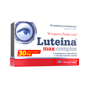 OLIMP LUTEINA MAX - COMPLEX Korzystny Wpływ Na Wzrok - 30 tabletek
