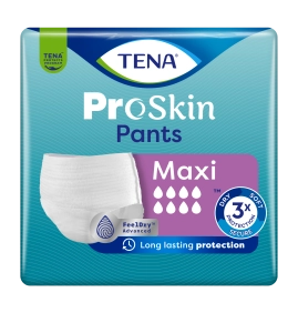 TENA PANTS ProSkin Maxi M (80-110 cm) Majtki Chłonne - 10 sztuk