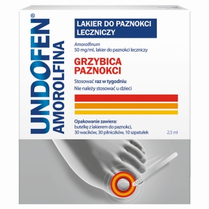 Undofen Amorolfina lak.dopazn.lecz. 2,5ml