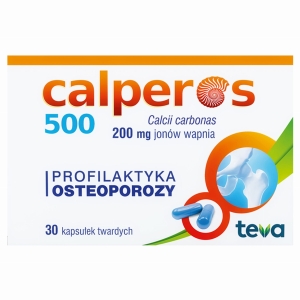 Calperos 500 kaps.  200mgCa2+ x 30