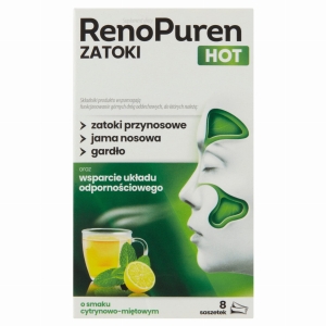 RENOPUREN zatoki HOT sasz. x 8