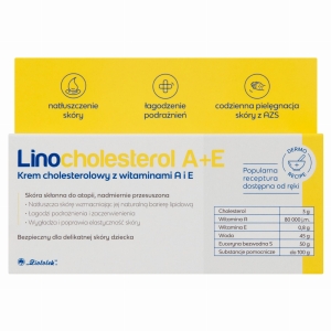 LINOCHOLESTEROL A+E Krem z wit. A+E  50g