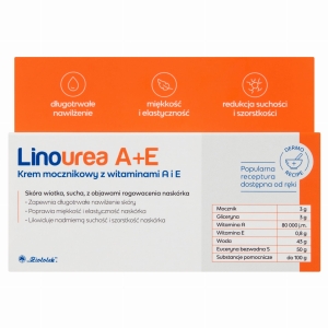 LINOUREA A+E Krem mocznikowy z wit.AiE 50g