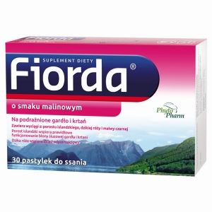 Fiorda smak malinowy pastyl. x 30