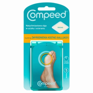COMPEED plas. zwyr.kostne halluksy x 5 szt