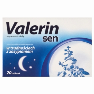 Valerin Sen suplement diety ułatwiający zasypianie 20 tabletek