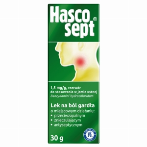 Hascosept płyn d/j.ust. 1,5mg/1g 30g