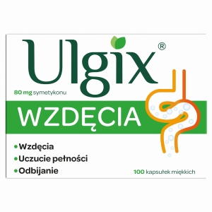 Ulgix wzdęcia  80 mg   kaps.x 100