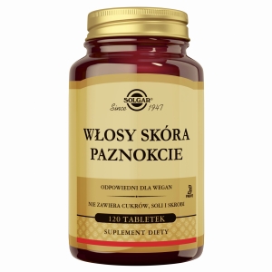 SOLGAR Włosy Skóra Paznokcie tabl. x 120