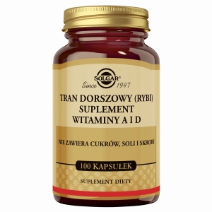 SOLGAR Tran Dorszowy - 100 Kapsułek