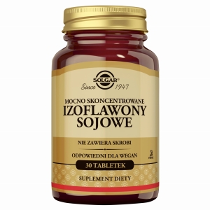 SOLGAR Izoflawony Sojowe Dla Kobiet W Czasie Lub Po Menopauzie - 30 Tabletek