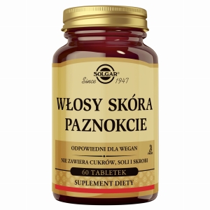 SOLGAR Formuła Włosy, Skóra, Paznokcie - 60 Tabletek