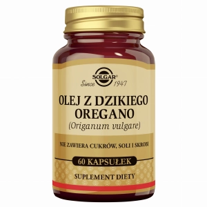 SOLGAR Olej Z Dzikiego Oregano - 60 Kapsułek