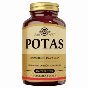 SOLGAR Potas 99 - 100 Tabletek