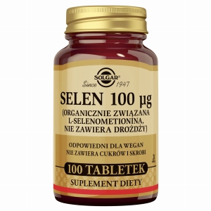 SOLGAR Selen 100 µg - 100 Tabletek
