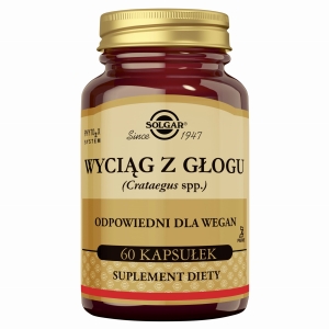 SOLGAR Głóg Wyciąg Wspomaga Funkcje Serca - 60 Kapsułek