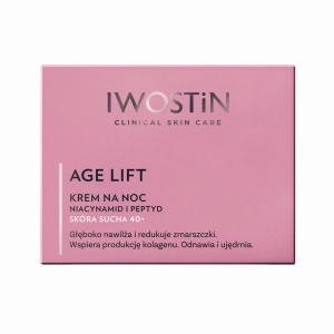 IWOSTIN AGE LIFT Przeciwzmarszczkowy Krem Na Noc (40+) Skóra Sucha - 50ml
