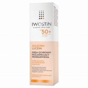 IWOSTIN SOLECRIN LUCIDIN Krem Ochronny Rozjaśniający Przebarwienia SPF50+ 50ml