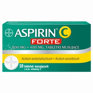 ASPIRIN C FORTE tabl.mus.  x 10