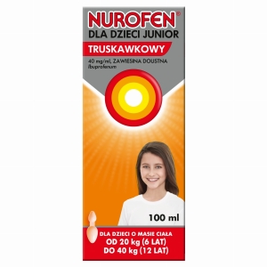 Nurofen zaw. JUNIOR 4% truska.100ml
