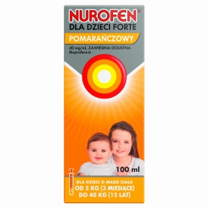Nurofen d/dzieci Forte pomarańczowy 100ml