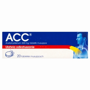 ACC MAX tabletki musujące 200mg x 20 szt.