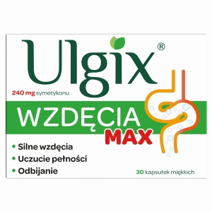 Ulgix Wzdęcia Max  kaps.miękkie x 30