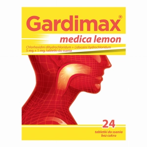 Gardimax medica lemon tabl.do ssania x 24