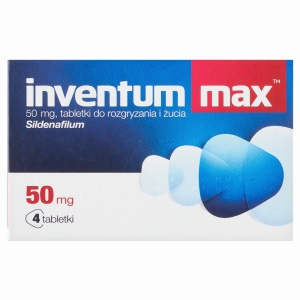 Inventum Max tabl.do żucia 50mg x 4