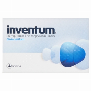 Inventum tabl.do rozgr.i żucia 25mg x 4