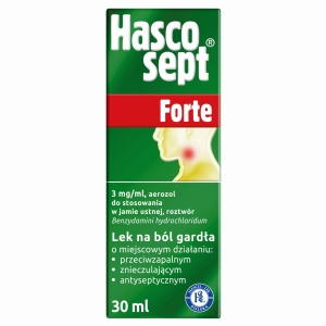 Hascosept Forte aer.do ust 3mg/ml; 30ml