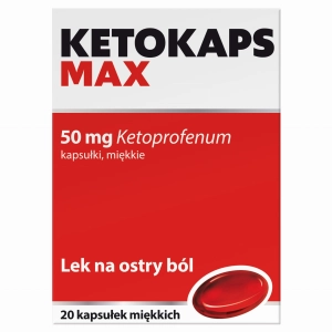 Ketokaps Max kaps.miękkie  50mg x 20