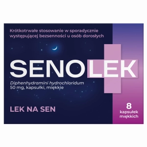 Senolek kaps.miękkie 50mg x 8