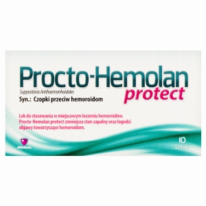 Procto-Hemolan protect czopki doodbyt.x 10