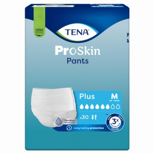 TENA PANTS ProSkin Plus M (80-110 cm) Majtki Chłonne - 30 sztuk