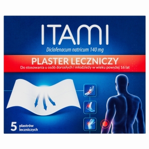 Itami (Diclodermex) plast.leczn. 140mg x 5