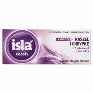 Isla-Cassis pastyl. 0,08 g 30 pastyl.