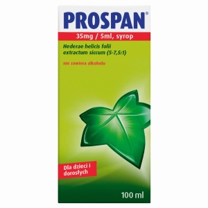 Prospan syrop 35mg/5ml;  100ml