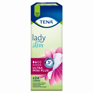 TENA LADY SLIM Ultra Mini Plus Specjalistyczne Wkładki - 24 sztuk