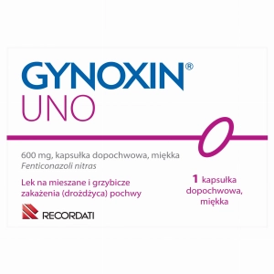 Gynoxin UNO 0,6g  globulki x 1 glob.