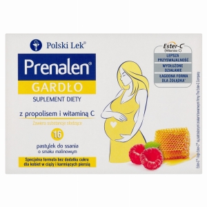 Prenalen Gardło Pastylki d/ssania x 16