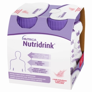 Nutridrink truskawkowy płyn 125ml x 4