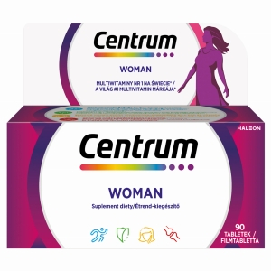 Centrum Woman multiwitaminy dla kobiet suplement diety 90 tabletek