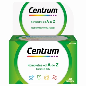 Centrum Kompletne od A do Z zestaw witamin i minerałów suplement diety 30 tabletek
