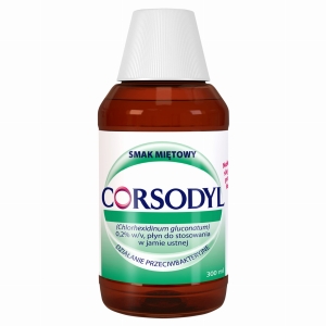 CORSODYL 0,2% płyndostos.wj.ust. 300ml